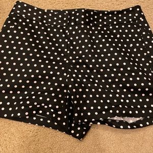 Size 8 INC polka dot shorts